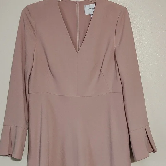 L.K. Bennett pastel Rose dress size 14 - Picture 2 of 6